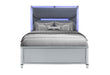 Lando Silver Bed - Home Furniture And More (Brentwood, MD)