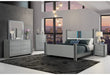 Logan Silver Bed Group With Led And Speakers - Home Furniture And More (Brentwood, MD)