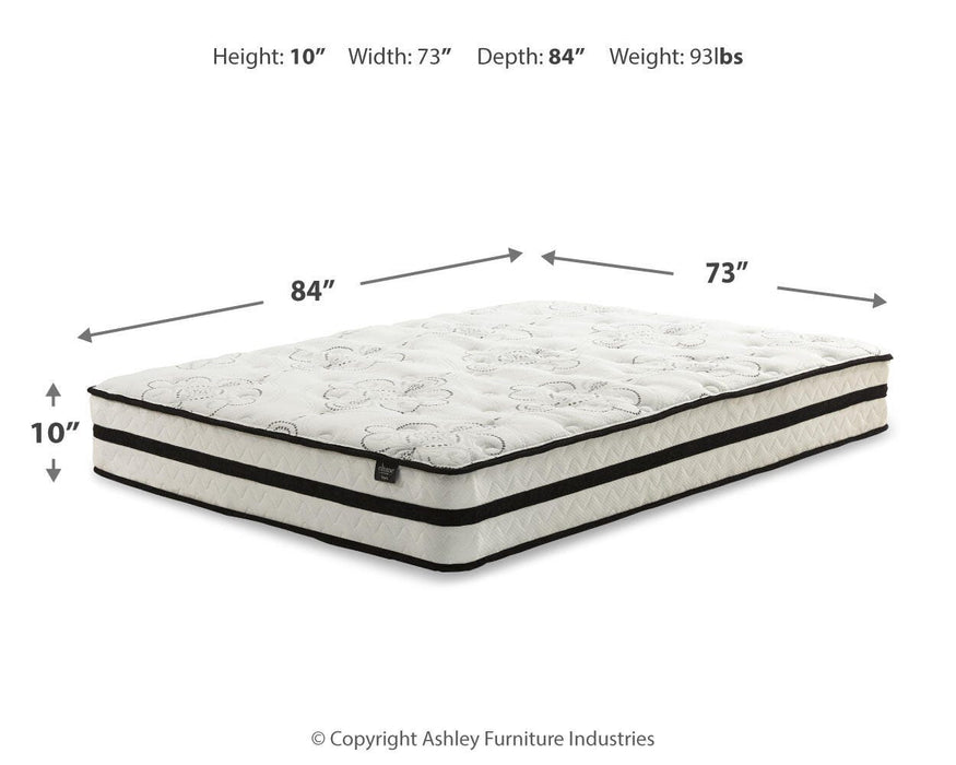 Chime 10 Inch Hybrid Mattress Package - Home Furniture And More (Brentwood, MD)