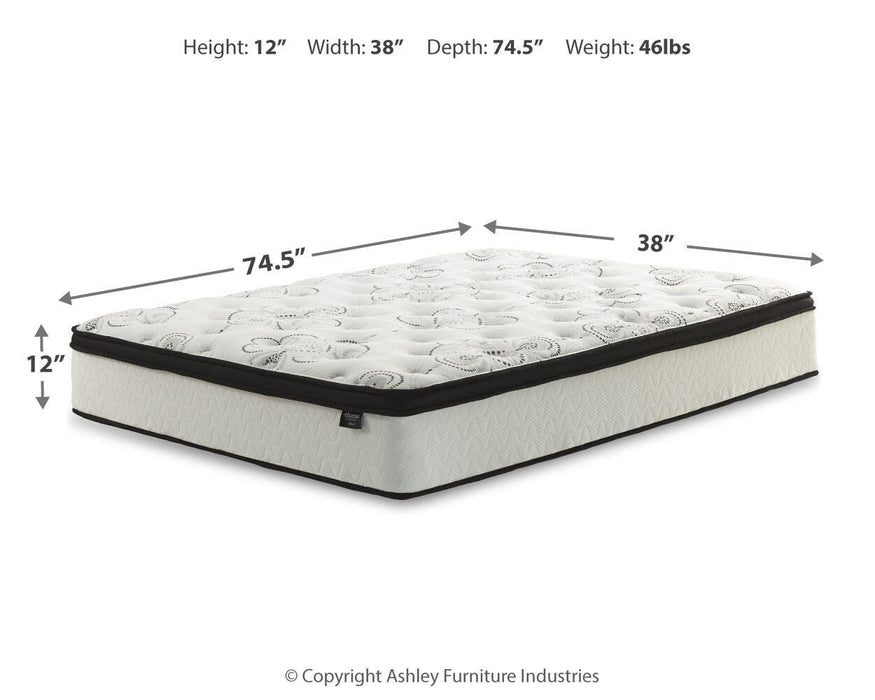 Chime 12 Inch Hybrid Mattress in a Box - Home Furniture And More (Brentwood, MD)