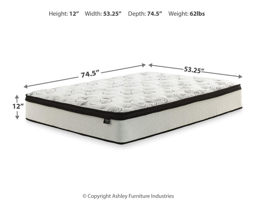 Chime 12 Inch Hybrid Mattress in a Box - Home Furniture And More (Brentwood, MD)