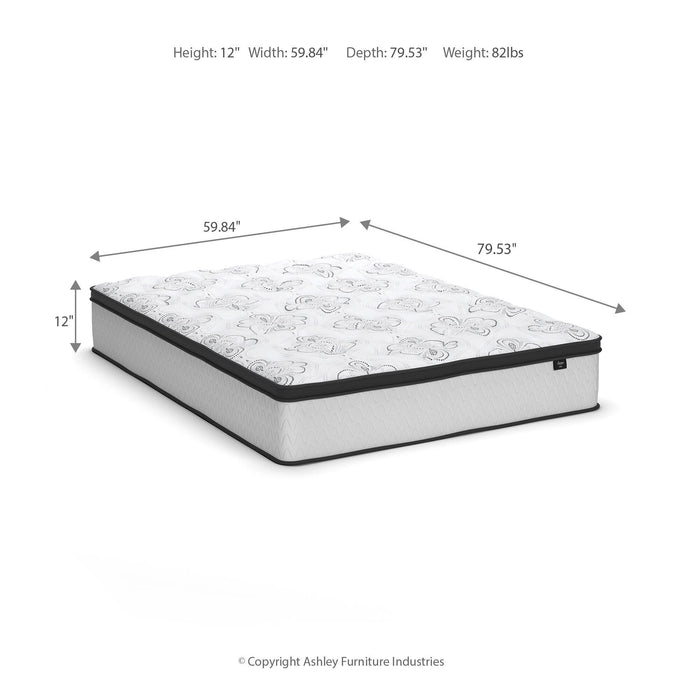 Chime 12 Inch Hybrid Mattress in a Box - Home Furniture And More (Brentwood, MD)