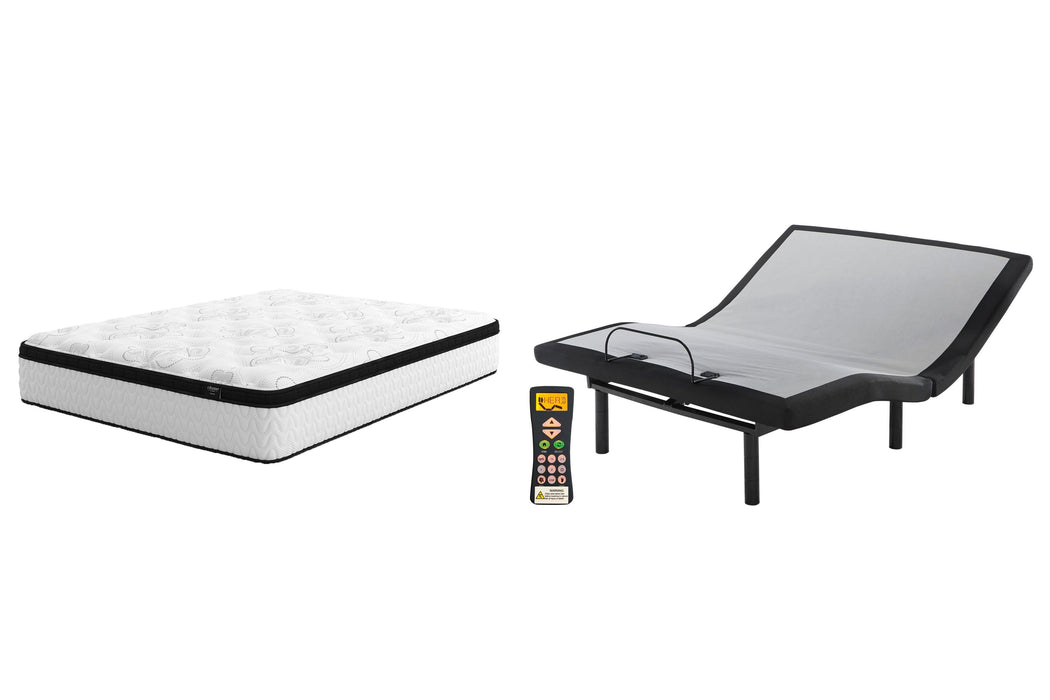 Chime 12 Inch California King Hybrid Mattress Package - Home Furniture And More (Brentwood, MD)