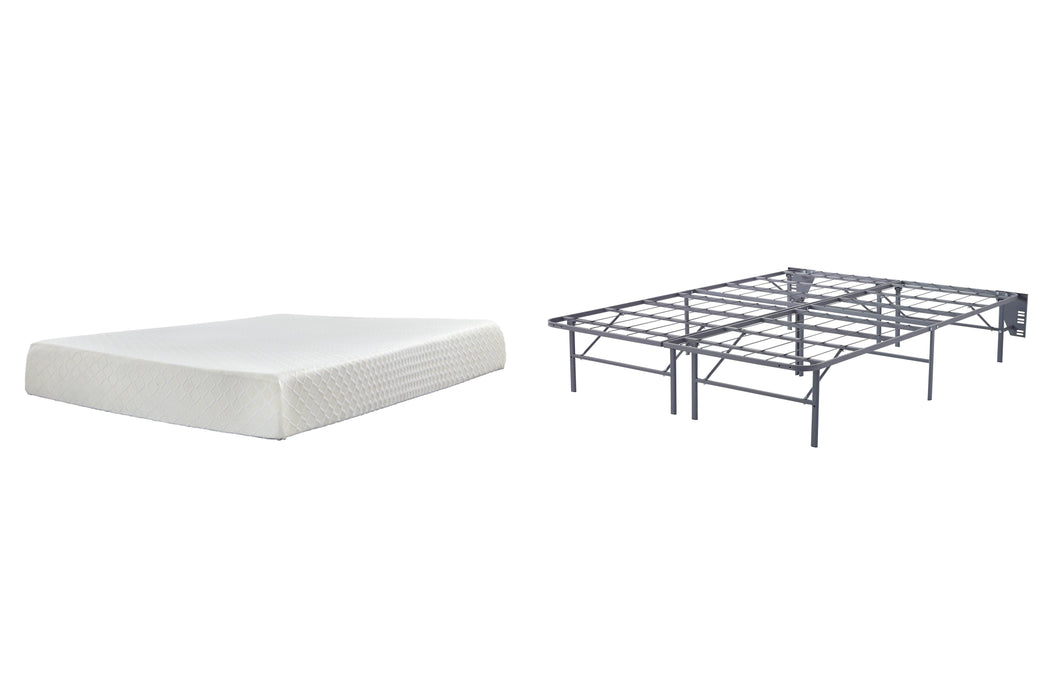 10 Inch Chime Memory Foam Mattress Set - Home Furniture And More (Brentwood, MD)