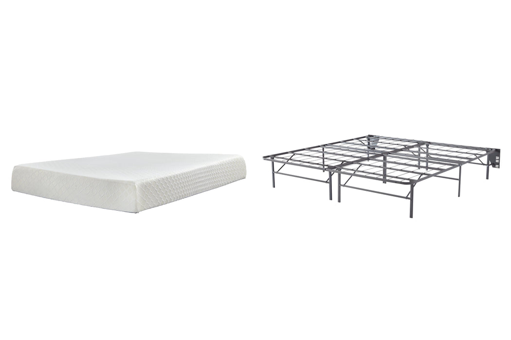 10 Inch Chime Memory Foam Mattress Set - Home Furniture And More (Brentwood, MD)