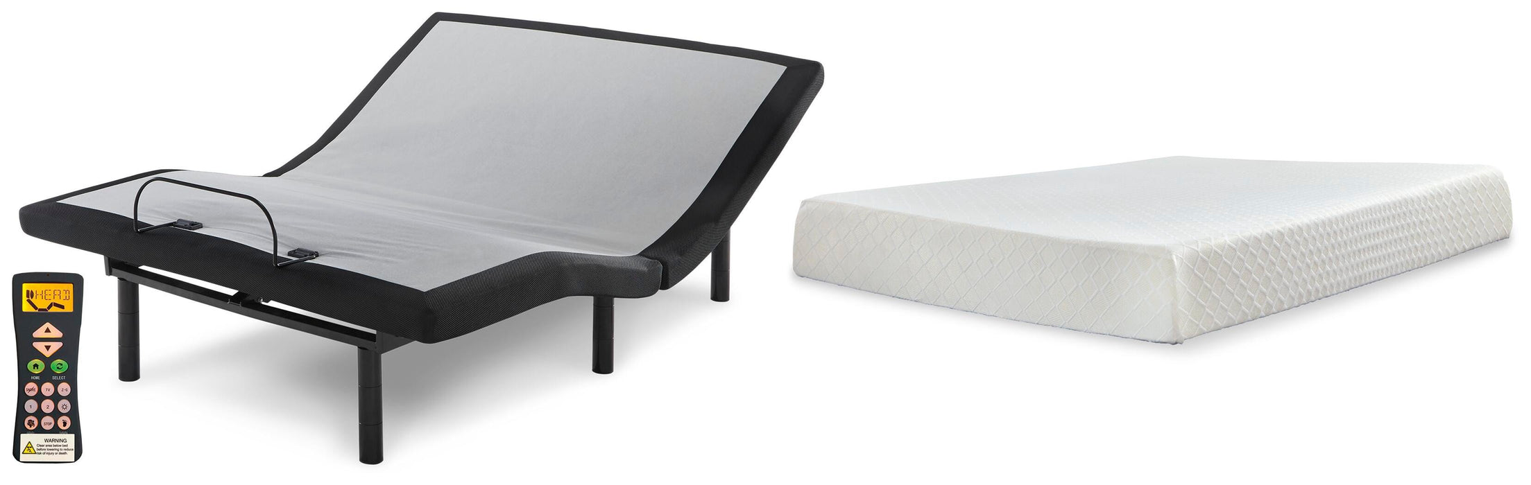 10 Inch Chime Memory Foam Mattress Set - Home Furniture And More (Brentwood, MD)