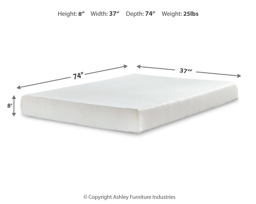 Chime 8 Inch Memory Foam Mattress in a Box - Home Furniture And More (Brentwood, MD)