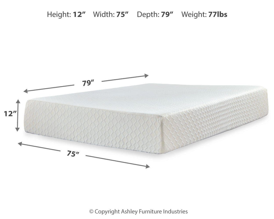 Chime 12 Inch Memory Foam Mattress in a Box - Home Furniture And More (Brentwood, MD)