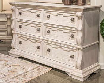 Bruchandi Dresser and Mirror - Home Furniture And More (Brentwood, MD)