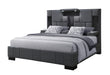 Oscar Dark Grey 8 Bed No Wood Trim - Home Furniture And More (Brentwood, MD)