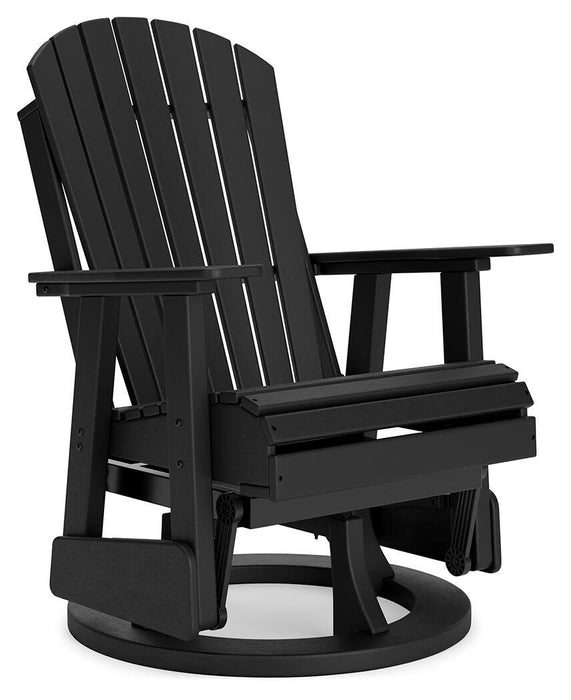 Hyland wave Outdoor Swivel Glider Chair - Home Furniture And More (Brentwood, MD)