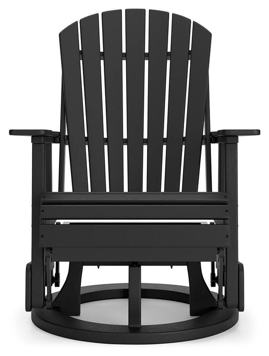 Hyland wave Outdoor Swivel Glider Chair - Home Furniture And More (Brentwood, MD)