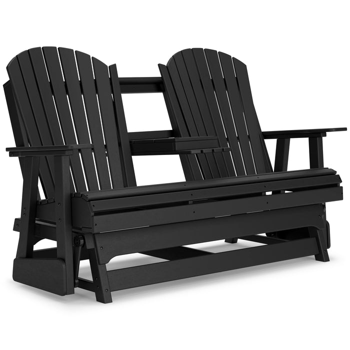 Hyland wave Outdoor Glider Loveseat - Home Furniture And More (Brentwood, MD)