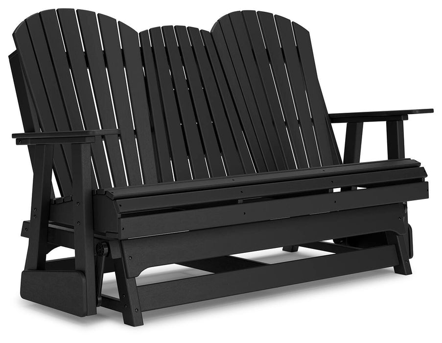 Hyland wave Outdoor Glider Loveseat - Home Furniture And More (Brentwood, MD)