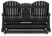 Hyland wave Outdoor Glider Loveseat - Home Furniture And More (Brentwood, MD)