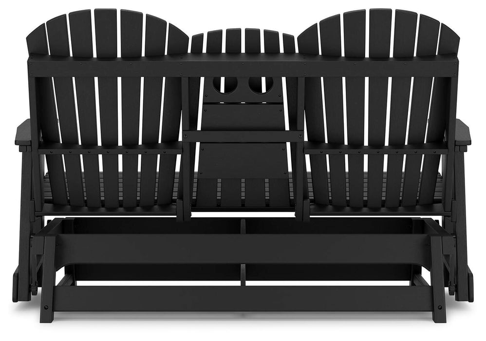 Hyland wave Outdoor Glider Loveseat - Home Furniture And More (Brentwood, MD)
