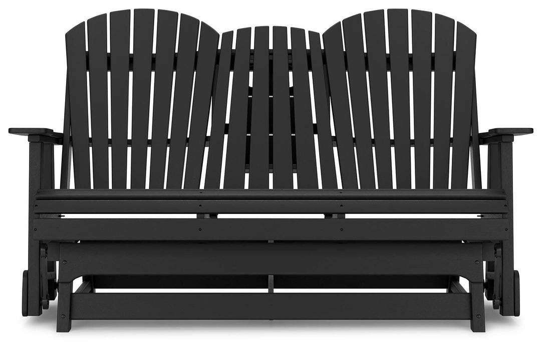 Hyland wave Outdoor Glider Loveseat - Home Furniture And More (Brentwood, MD)