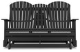 Hyland wave Outdoor Glider Loveseat - Home Furniture And More (Brentwood, MD)