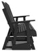 Hyland wave Outdoor Glider Loveseat - Home Furniture And More (Brentwood, MD)