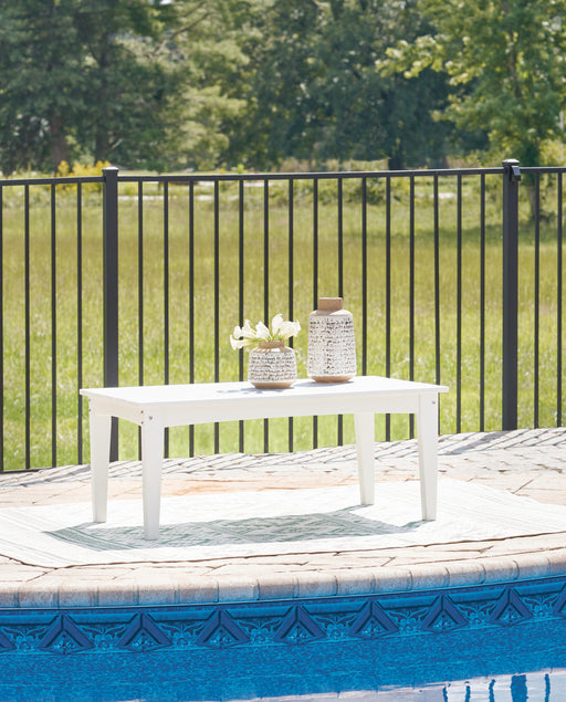 Hyland wave Outdoor Coffee Table - Home Furniture And More (Brentwood, MD)