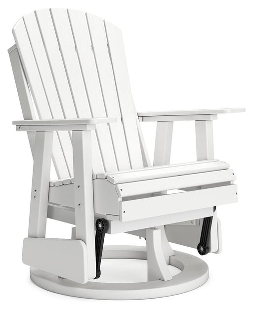 Hyland wave Outdoor Swivel Glider Chair - Home Furniture And More (Brentwood, MD)