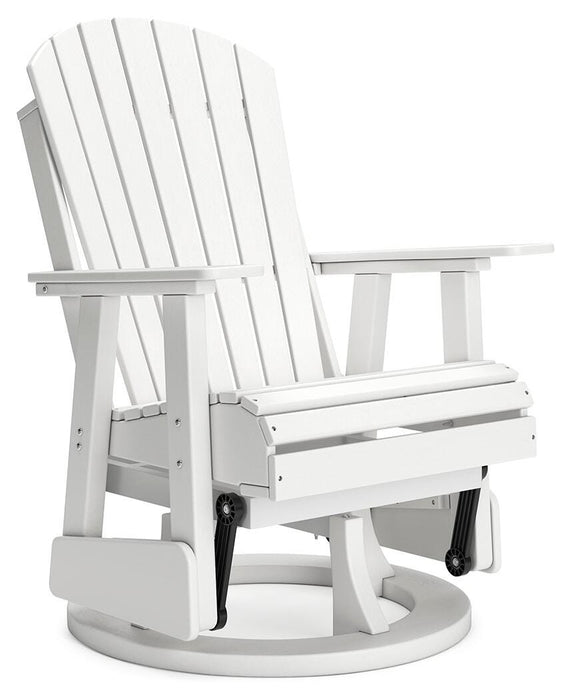 Hyland wave Outdoor Swivel Glider Chair - Home Furniture And More (Brentwood, MD)