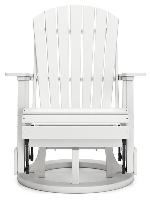 Hyland wave Outdoor Swivel Glider Chair - Home Furniture And More (Brentwood, MD)
