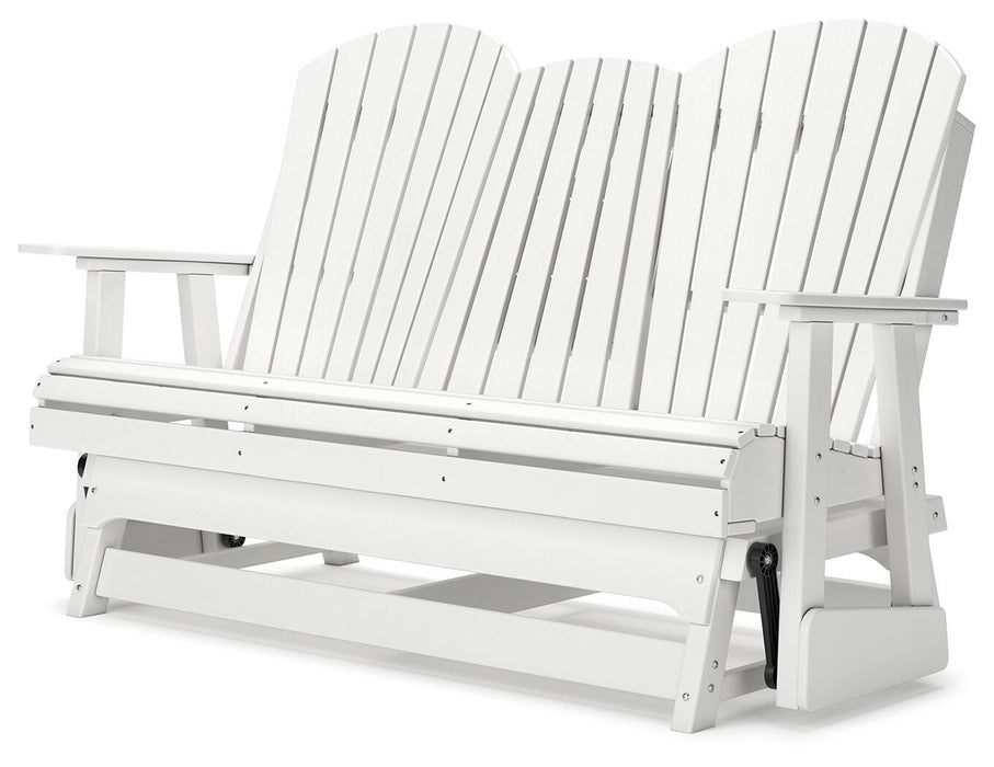 Hyland wave Outdoor Glider Loveseat - Home Furniture And More (Brentwood, MD)
