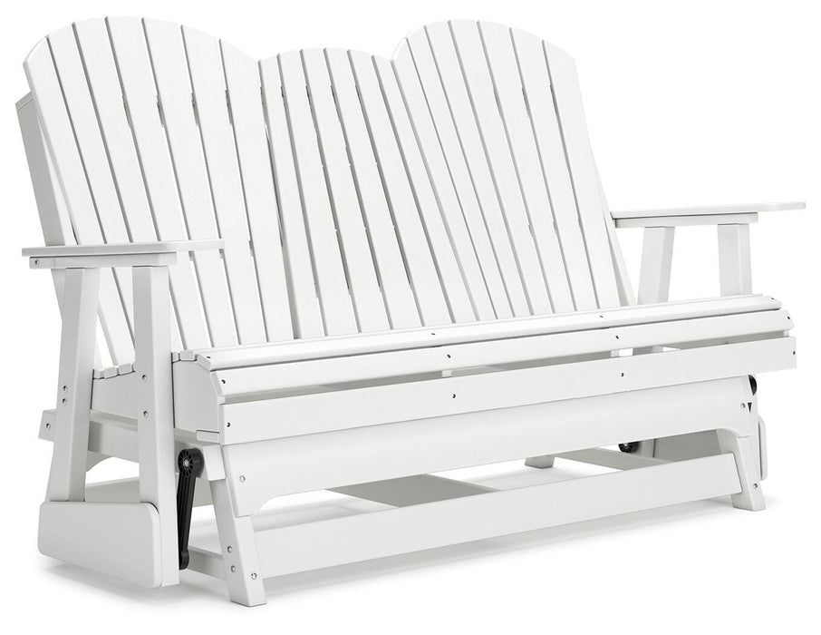 Hyland wave Outdoor Glider Loveseat - Home Furniture And More (Brentwood, MD)