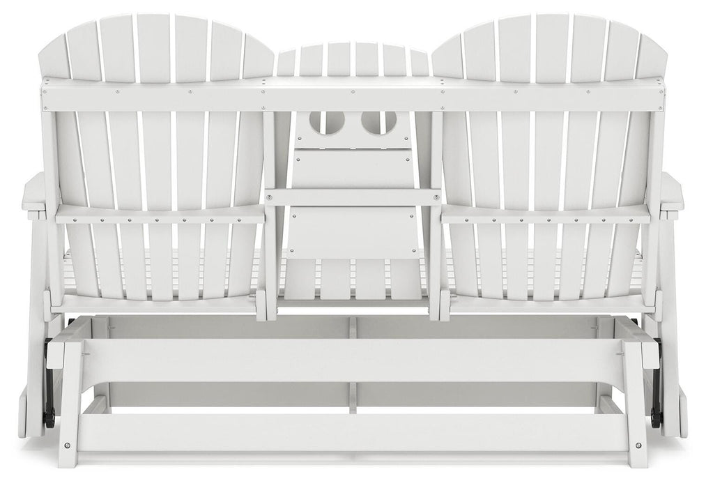 Hyland wave Outdoor Glider Loveseat - Home Furniture And More (Brentwood, MD)