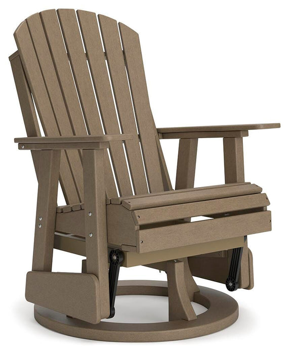 Hyland wave Outdoor Swivel Glider Chair - Home Furniture And More (Brentwood, MD)