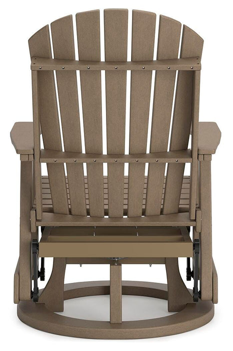 Hyland wave Outdoor Swivel Glider Chair - Home Furniture And More (Brentwood, MD)