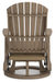 Hyland wave Outdoor Swivel Glider Chair - Home Furniture And More (Brentwood, MD)
