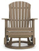 Hyland wave Outdoor Swivel Glider Chair - Home Furniture And More (Brentwood, MD)