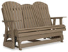 Hyland wave Outdoor Glider Loveseat - Home Furniture And More (Brentwood, MD)