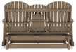 Hyland wave Outdoor Glider Loveseat - Home Furniture And More (Brentwood, MD)