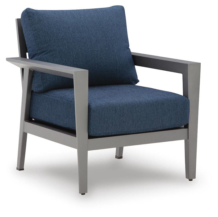 Gali Outdoor Sofa/Chairs/Table Set (Set of 4) - Home Furniture And More (Brentwood, MD)