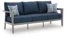 Gali Outdoor Sofa/Chairs/Table Set (Set of 4) - Home Furniture And More (Brentwood, MD)