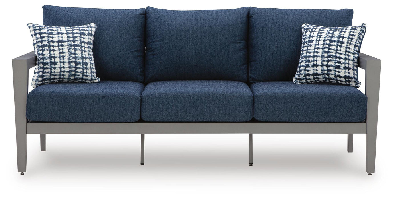 Gali Outdoor Sofa/Chairs/Table Set (Set of 4) - Home Furniture And More (Brentwood, MD)