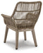 Beach Front Arm Chair with Cushion (Set of 2) - Home Furniture And More (Brentwood, MD)