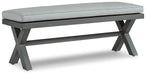 Elite Park Outdoor Bench with Cushion - Home Furniture And More (Brentwood, MD)