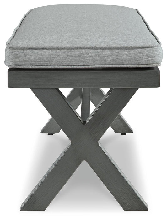 Elite Park Outdoor Bench with Cushion - Home Furniture And More (Brentwood, MD)