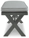 Elite Park Outdoor Bench with Cushion - Home Furniture And More (Brentwood, MD)