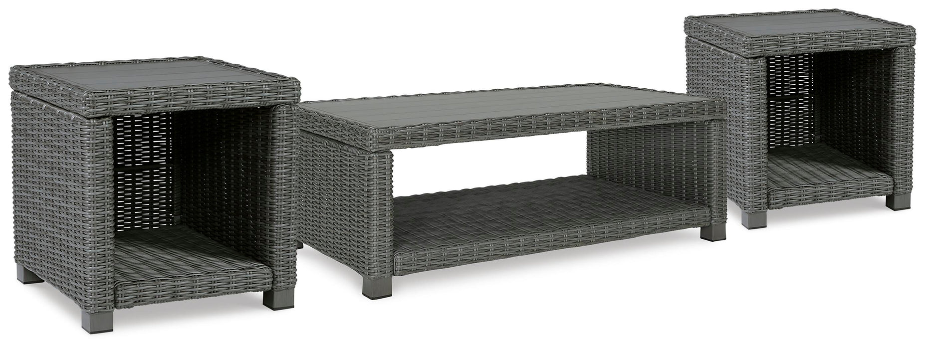 Elite Park Outdoor Occasional Table Set - Home Furniture And More (Brentwood, MD)