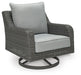 Elite Park Outdoor Swivel Lounge with Cushion - Home Furniture And More (Brentwood, MD)