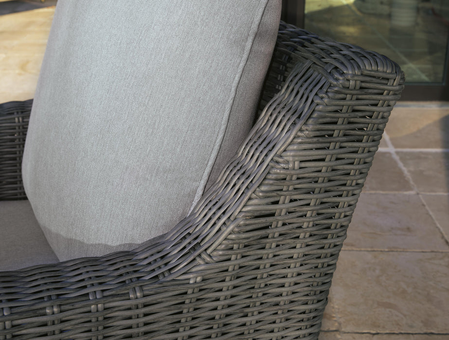 Elite Park Outdoor Swivel Lounge with Cushion - Home Furniture And More (Brentwood, MD)