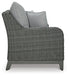Elite Park Outdoor Loveseat with Cushion - Home Furniture And More (Brentwood, MD)