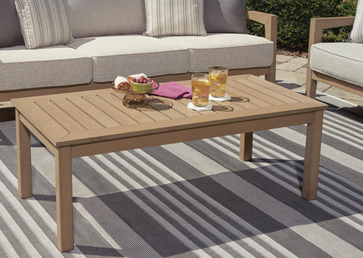 Hallow Creek Outdoor Coffee Table - Home Furniture And More (Brentwood, MD)