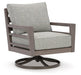 Hillside Barn Outdoor Swivel Lounge with Cushion - Home Furniture And More (Brentwood, MD)