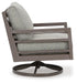Hillside Barn Outdoor Swivel Lounge with Cushion - Home Furniture And More (Brentwood, MD)